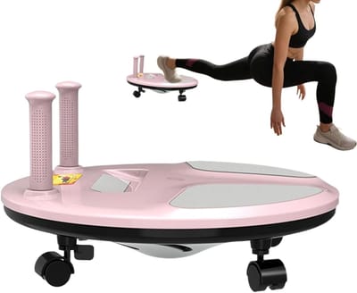 Buikspierroller - Core trainer - Core training - Vierwiel ontwerp - 100 kg draaglast - Zwart
