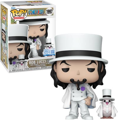 [SALE] Funko Pop! Animation: One Piece - Rob Lucci with Hattori #1997 Special Edition Exclusive