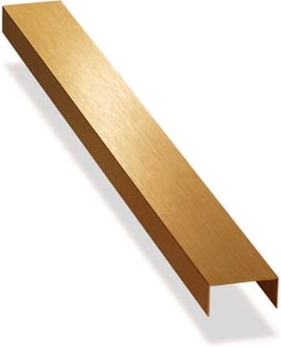 Akudeco® Akoestische wandpanelen - Akupanel - Decoratiestrip - Koper - 30 cm