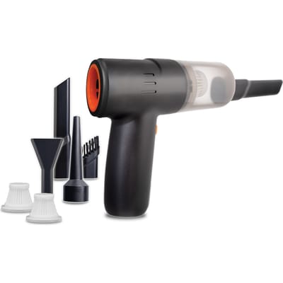 Livington PocketVac Draadloze Handstofzuiger met Blaasfunctie – Compact – Lichtgewicht – Inclusief 5 Opzetstukken
