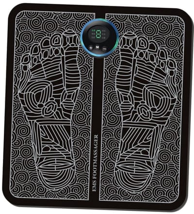 longziming -Shiatsu Voetmassagekussen – Draadloos met Afstandsbediening – Verwarmd & Afneembare Pads – Stimuleert Doorbloeding en Vermindert Vermoeidheid