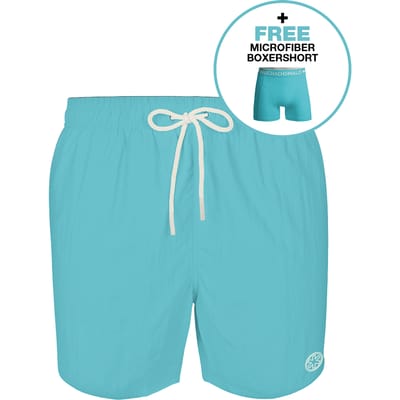Muchachomalo Jongens Zwembroek + Boxershort - Maat 122/128 - Groen - Boys Swimshort