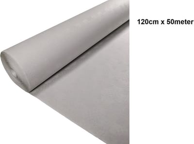 Luxe Tafel kleed op rol wit met relief 120cm x 50 meter papier - diner kerst food festival eten fun thema feest party