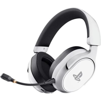 Trust GXT 499W Forta - Draadloze Gaming Headset - Official Sony Licensed voor PS5 - Batterijduur tot 55 uur - met USB-ontvanger - Werkt op PS4/PS5 - Wit
