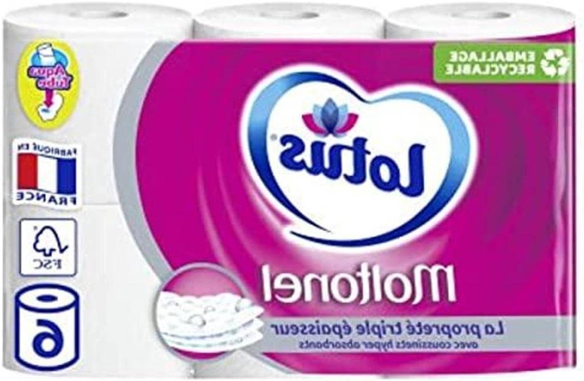 Toiletpapier Rollen - Zacht Papier - Dagelijks Gebruik - Drielaags Absorberend - 6 Rollen - Wit