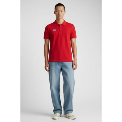 Arena Unisex Tl Tech S/s Polo Red Maat: XS | Poloshirts Outlet | Unisex | Rood