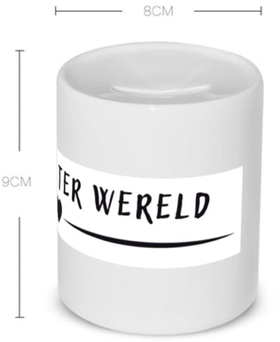 Akyol - beste opa ter wereld Spaarpot - Opa - grandpa - leuk cadeau voor je opa - 350 ML inhoud