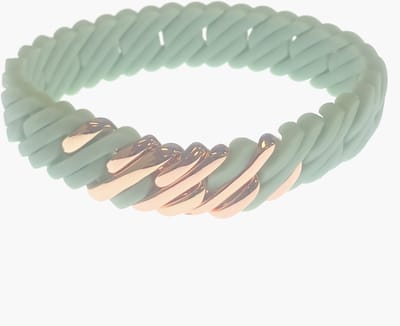 Armband the Rubz Pixel Mini 15 mm Dusty Green pink gold