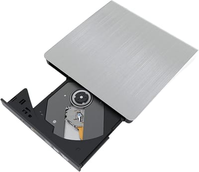 Externe CD-speler - USB Brander - Muziek Afspelen - Snelle Gegevensoverdracht - 193 cm Pakket - Wit