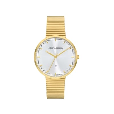 Adora AD8531 dameshorloge met roestvrijstalen kast in goud en 38 mm diameter. De armband is gemaakt van roestvrij staal in de kleur goud.