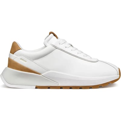 Geox U Metropoli Sneakers Heren - Leren Sneaker - Wit - Maat 43