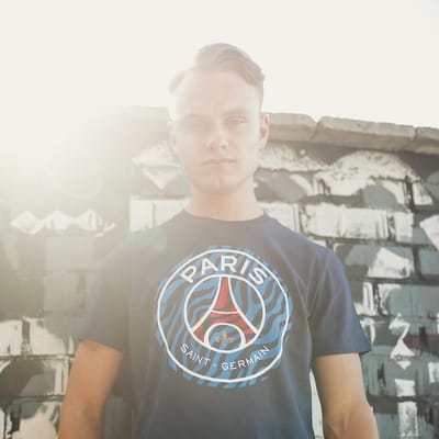 PSG big logo T-Shirt Heren - Maat S - T-Shirt Heren - Paris Saint-Germain