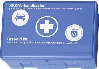 Malteser KFZ-VERBANDKASTEN Verbandtrommel (b x h x d) 26 x 8 x 17 cm