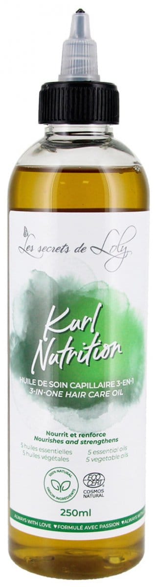 Les Secrets de Loly 3-in-1 Biologische Verzorgende Haarolie 250 ml