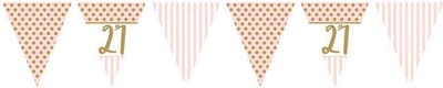 Vlaggenlijn pink chic '21' (370cm)
