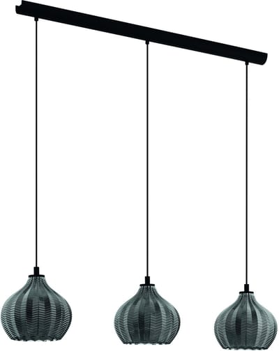 EGLO Tamallat Hanglamp - E27 - 105 cm - Zwart