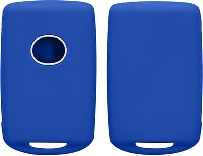 kwmobile autosleutel hoesje geschikt voor Mazda 3-Knoppen CX30 CX50 CX60 CX90 MX-30 hoes - TPU autosleutel behuizing - Beschermende auto sleutel case - Sleuteletui in donkerblauw