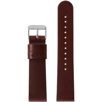 Horlogebandje Komono Chestnut Silver