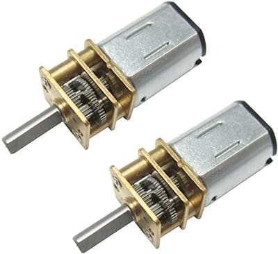 Kleine Motor - Versnellingsbak Motor - Robot Wiel DIY - Lage Stroom - 6V 7RPM 10mm