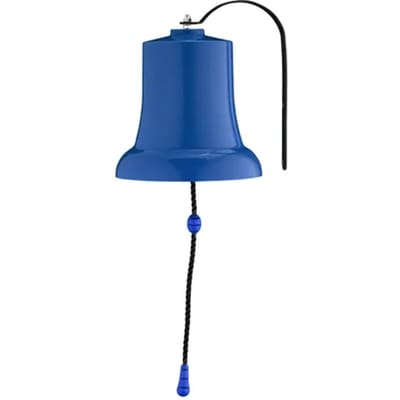 SwingKing bel kunststof blauw - speelhuis accessoire voor kinderen.