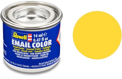 Revell Hobbyverf Enamel verf - #15 Yellow - Matt - RAL1017 - Enamel - Verf potje - 14 ml