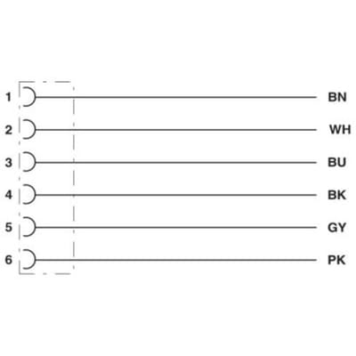 Phoenix Contact 1522260 Sensor/actuator aansluitkabel M8 Aantal polen (sensoren): 6 Bus 5.00 m 1 stuk(s)