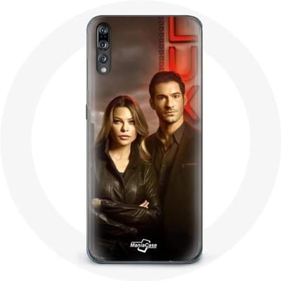 Hoesje voor Huawei p20 Lucifer Morningstar Series Seizoen 3