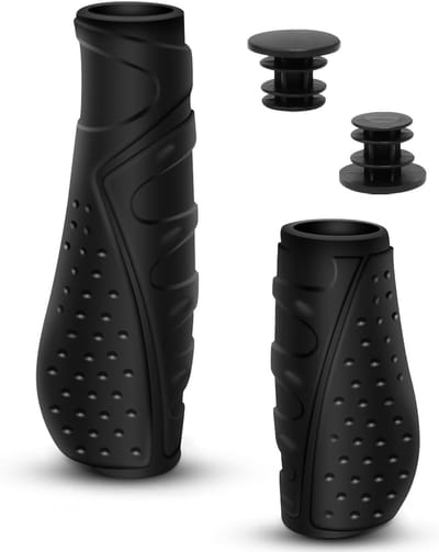 Ergonomische Fietsstuurgrepen voor Mountainbike (MTB) - Antislip Rubber Handvatten 22mm