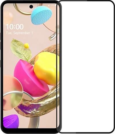 Shop4 - LG K42 Glazen Screenprotector - Edge-To-Edge Gehard Glas Transparant