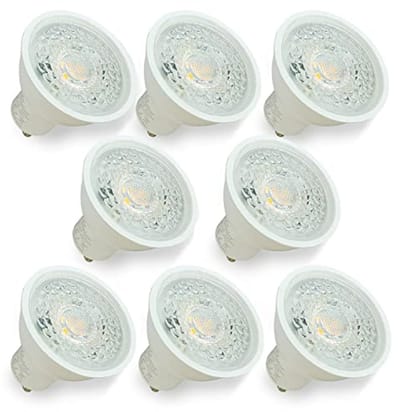 Energiezuinige GU10 LED Lampen Koud Wit 6000K - 8-Pack 5W Equivalent aan 50W Halogeen