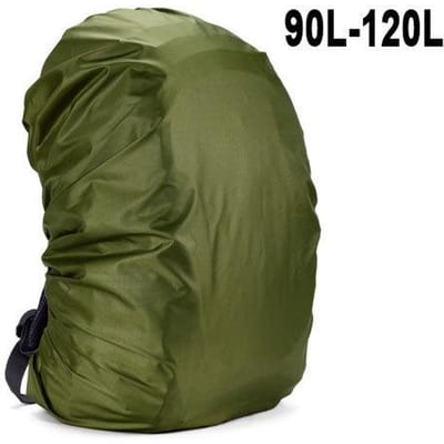 35L 100L Regenhoes Rugzak Waterdichte Tas Groot Stof Wandelen Kamperen Tassen Draagbaar Zwart Schooltas Regenhoes Voor 90L 120L 50L gray