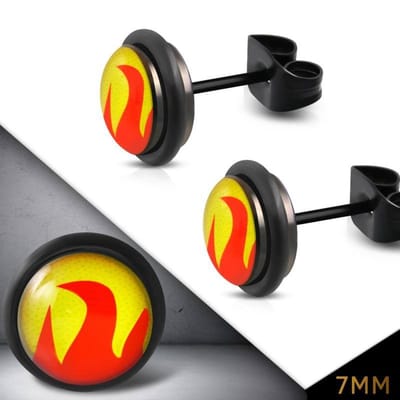 Aramat Jewels | Oorbellen | Vurige Vlammen Oorbellen | | | | | | Kinderen, Volwassenen | Verkleurd niet