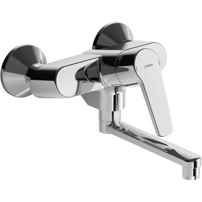 Hansa Polo - Wastafelkraan met draaibare uitloop, Thermo Cool, chroom 51612193