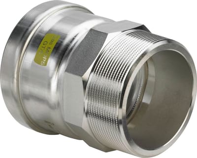 Viega Sanpress Inox G XL-verloopstuk, d 88,9mm, R 3 roestvrij staal Model 0211XL, 632533