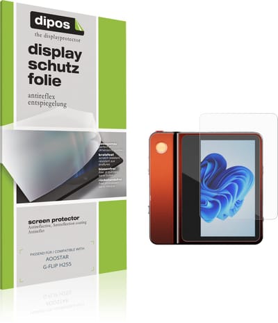 dipos – 2x Matte Beschermfolie geschikt voor AOOSTAR G-FLIP H255 | Krasbestendige & antireflecterende Screenprotector Ultra-Thin