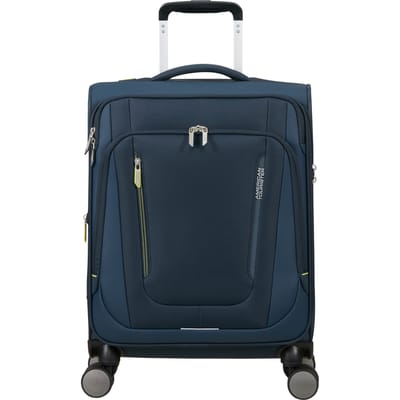 American Tourister Koffer - Wanderlite handbagage 4 wielen (spinner) 55x40x23cm uitbreidbaar- Tsa slot - Dark navy - 49 l