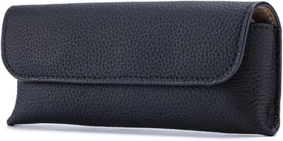 Brillenetui - Heren Dames Etui - Brillen Beschermen - Echt Leer - 18 x 3 x 8 cm - Meerkleurig