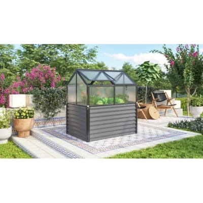 Vitavia Tuinkas Jordi Hkp4 - Polycarbonaat 4mm - Zwart - 89x127x135cm