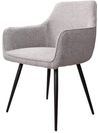 DS4U® Ravi 3.0 eetkamerstoel boucle - grijs