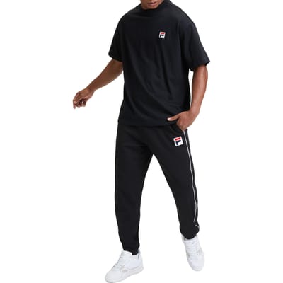 FILA Unisex Blans Loose Tee Black Maat: XS | Sport Shirts Outlet | Unisex | Zwart