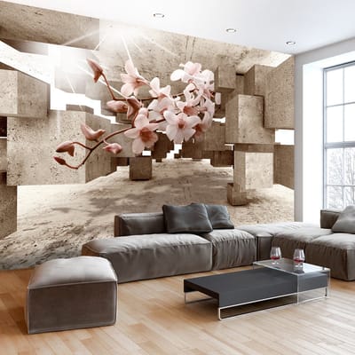 98cm X 70cm - Zelfklevend fotobehang - Klein wonder, orchidee, 8 maten, premium print