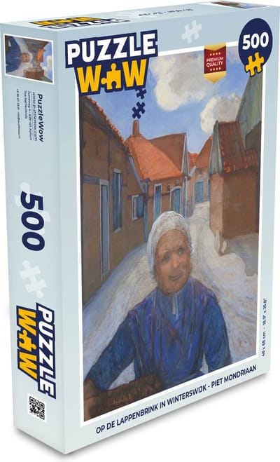 Puzzel Op de Lappenbrink in Winterswijk - Piet Mondriaan - Legpuzzel - Puzzel 500 stukjes