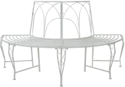 vidaXL - Boom - Bank - 4-Aantal - zitplaatsen - 160 - x - 80 - x - 89 - cm - Staal
