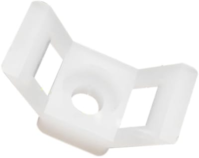 Dailygoody - Nylon Kabelbinders - Herbruikbare Zadel Type Draad Houder - Wit - Kabel Management - 100 Stuks - Geschikt voor Diverse Toepassingen