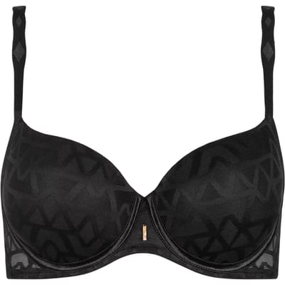 Zwarte voorgevormde beugel bh Lisca Opal B - E - Zwart - Maat - 80B