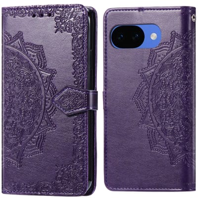 imoshion Hoesje - Geschikt voor Google Pixel 10a - Mandala Bookcase - Paars