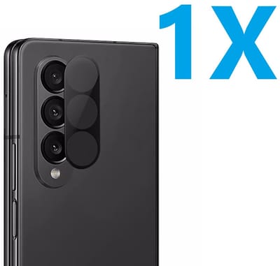 Camera lens Protector 1x Geschikt voor: Samsung Galaxy Z Fold 5 - screen protector - glas - bescherm je camera - beschermglas - Zwart
