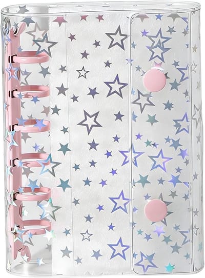 KZQ A7 Glitter Sterren Omslag Voor Budgetplanner En Enveloppen Compacte Organizer Voor Financiële Planning En Reisbudget Voor Dames En Heren