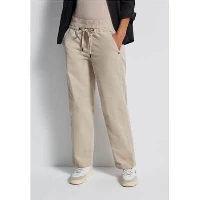Gewassen look corduroy broek