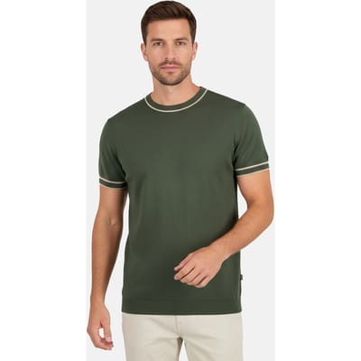 Cars Jeans Lorza Ts Army Talla: S | Camisetas Básicas Outlet | Hombre | Verde